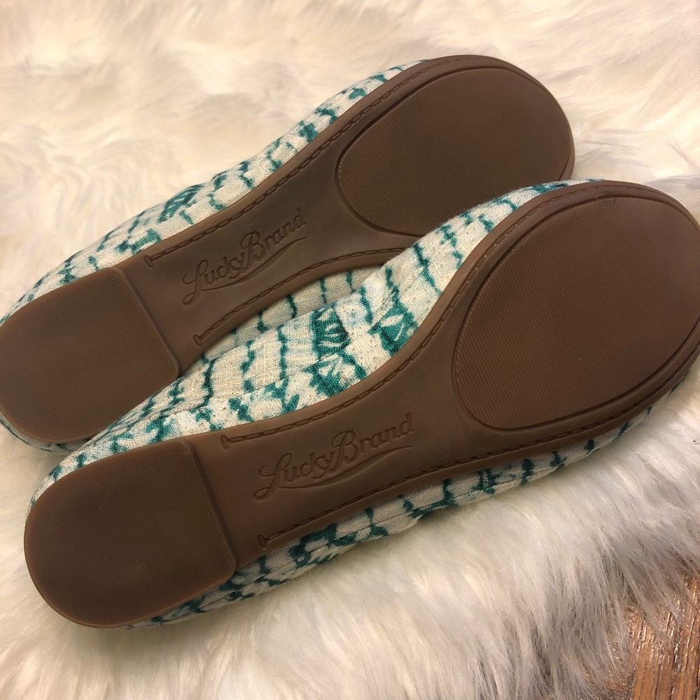 Lucky Brand Sunshine TyeDye Emmie Ballet Flats Women’s Size 7 - Picture 8 of 8